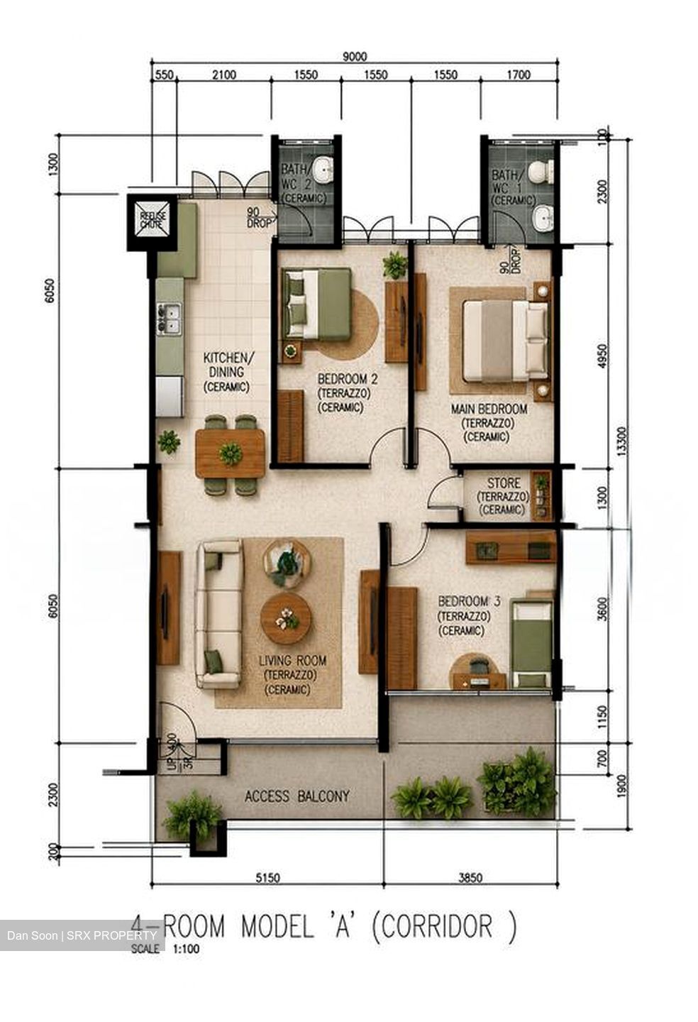 Blk 778 Khatib Vale (Yishun), HDB 4 Rooms #574762781